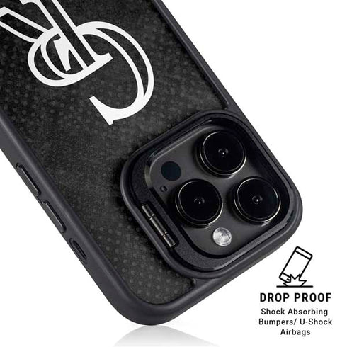 MLB Colorado Rockies Dark Wash iPhone 14 Pro Kickstand Case